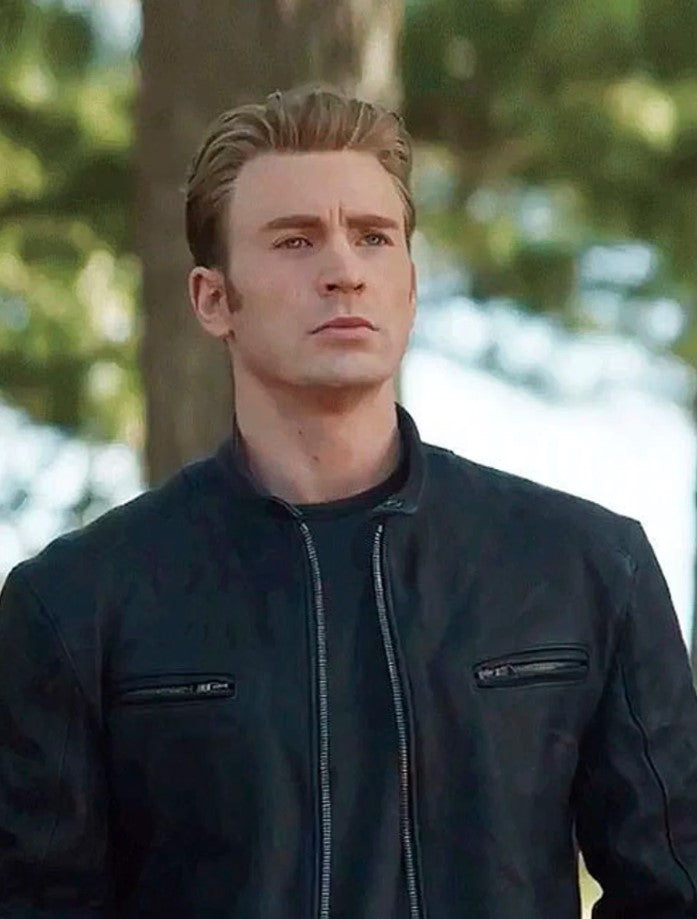 chris evans avengers leather jacket