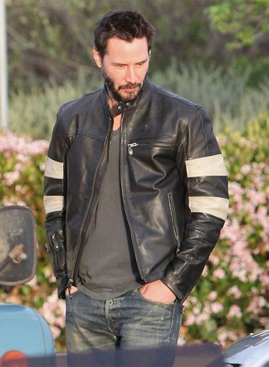 keanu reeves leather jacket