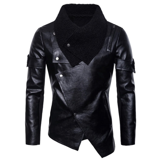 korean fashion leather jacket 