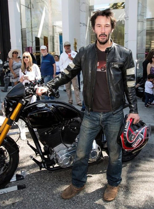 keanu reeves leather jacket