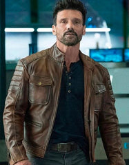 frank grillo boss level leather jacket