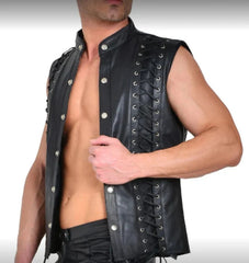 Men's Genuine Leather Vest