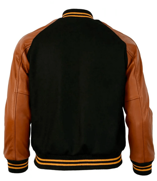 Pittsburgh Steelers 1955 Varsity Jacket in Brown and Black