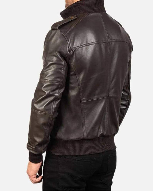 Men's Genuine Cowhide Leather Jacket