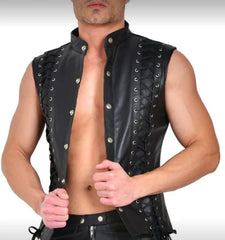 Men's Genuine Leather Vest