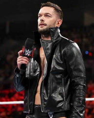 WWE Finn Balor Black Stylish Leather Jacket