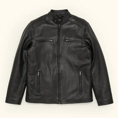 Men's Leather Moto Jacket – Sleek and Durable Biker Style