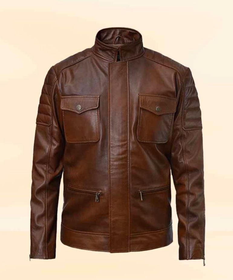 frank grillo boss level leather jacket