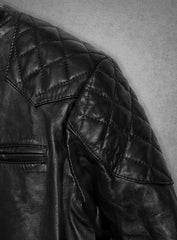 David Beckham Black Stylish Leather Jacket | Men Celebrity Jacket | Celebrity Leather Jacket