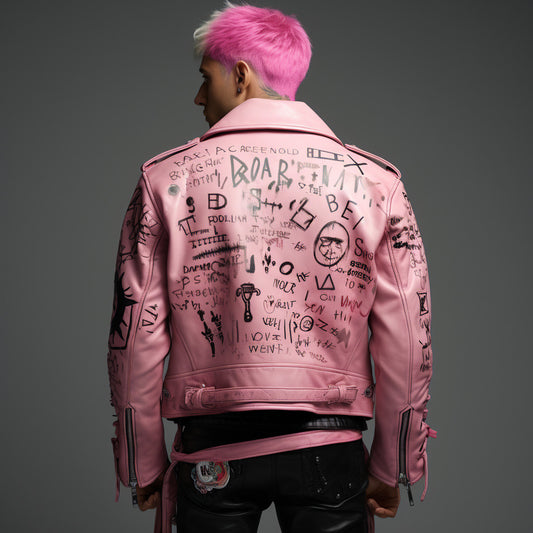 Lil Peep Crybaby leather jacket