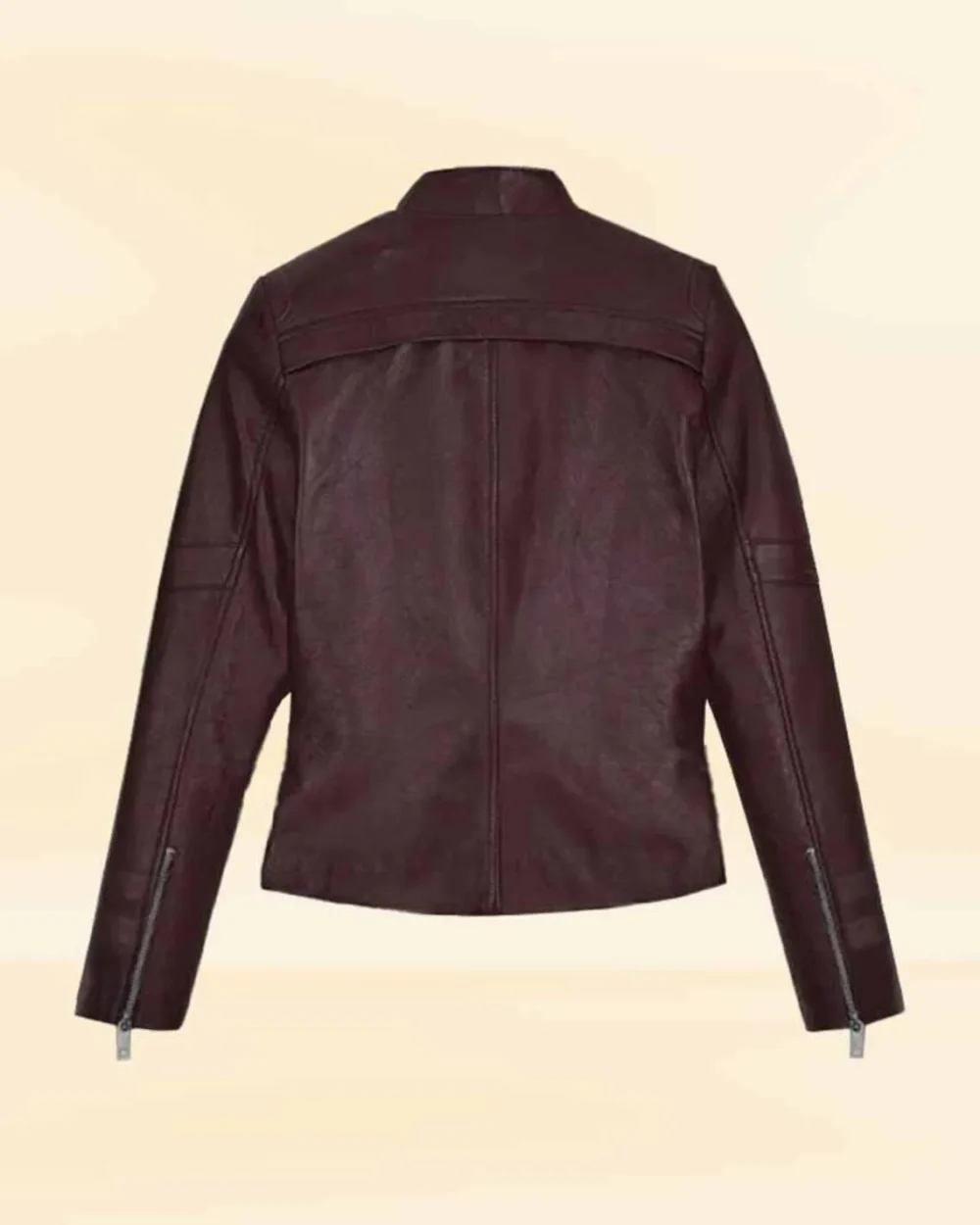 Alexandra Daddario | | Women Celebrity Jacket | Celebrity Leather Jacket - Image 3