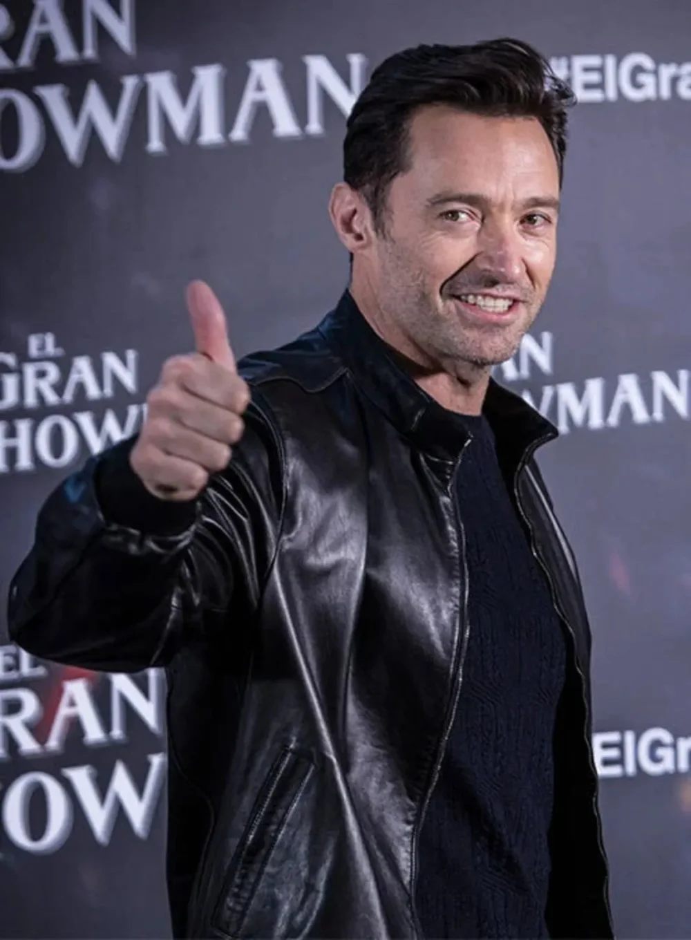 Hugh Jackman Leather Jacket | Men Celebrity Jacket - Image 2