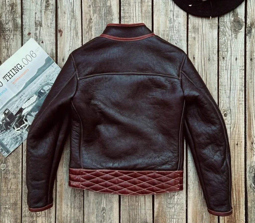 Men's Genuine Leather Jacket - Image 3