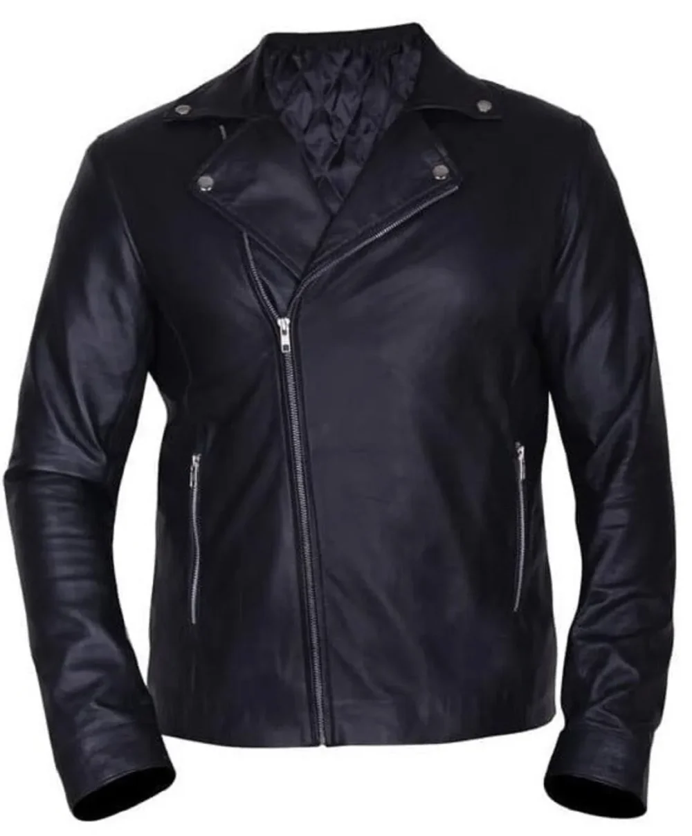 WWE Finn Balor Black Stylish Leather Jacket - Image 5