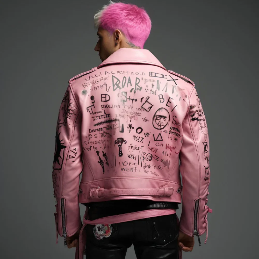 Lil Peep Crybaby leather jacket - Image 2