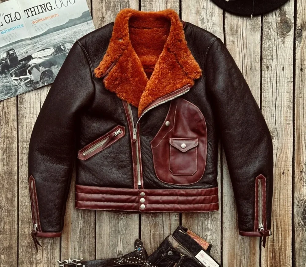 Men's Genuine Leather Jacket - Image 4