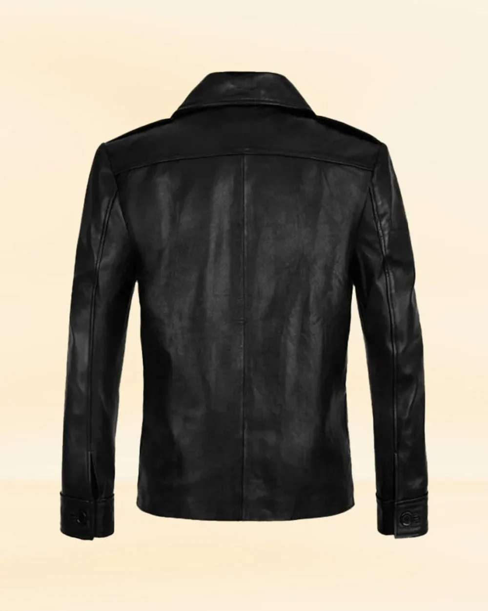 Brad Pitt Leather Jacket Friends TV Series Season 8 | Men Celebrity Jacket | Celebrity Leather Jacket - Image 2