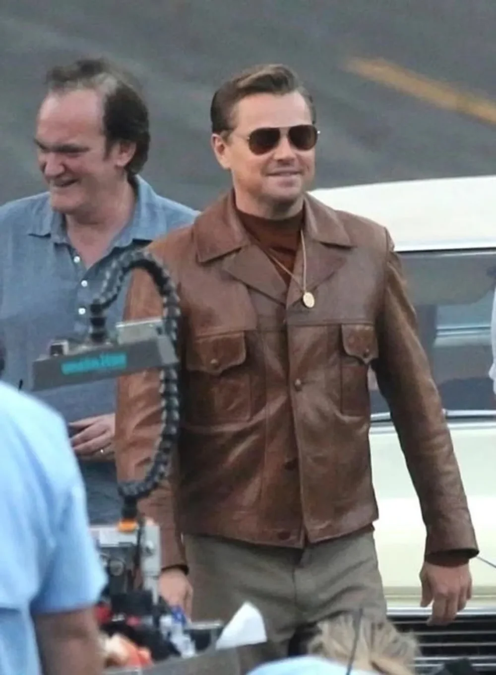 LEONARDO DICAPRIO Once Upon A Time In Hollywood Leather Jacket - Image 2