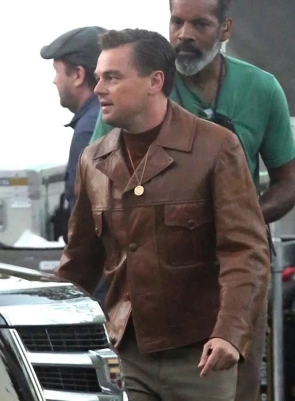 LEONARDO DICAPRIO Once Upon A Time In Hollywood Leather Jacket - Image 3