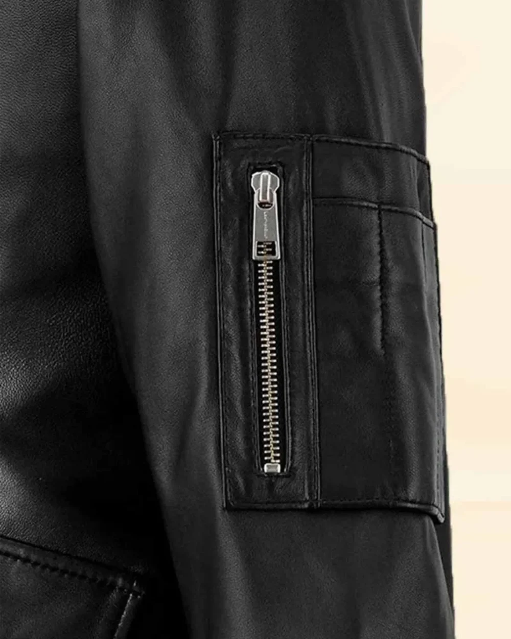 American Rapper Eminem Leather Jacket | Men Celebrity Jacket | Celebrity Leather Jacket - Image 4