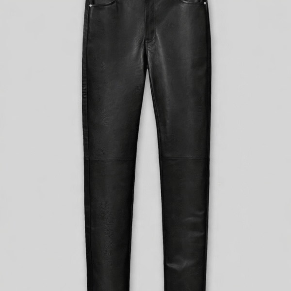 Men’s Black Leather Pants