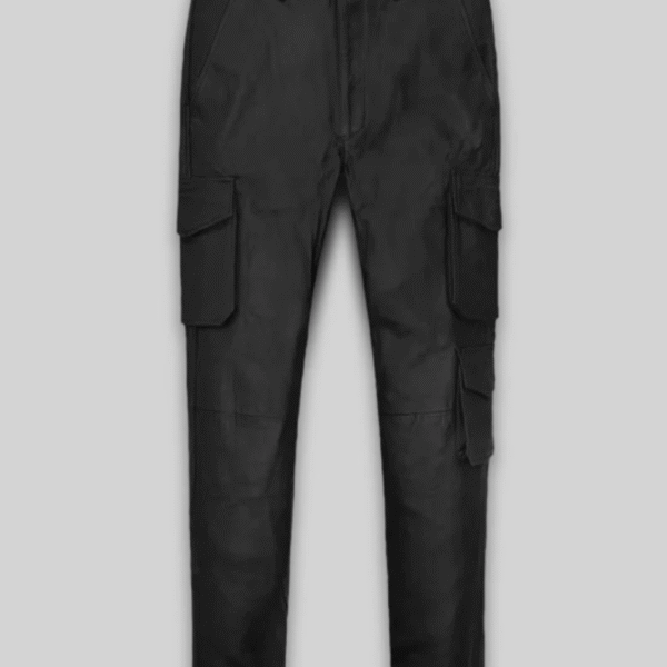 Premium Leather Cargo Pants – Legacy Edition