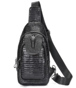 Men’s Genuine Leather Sling Chest Bag