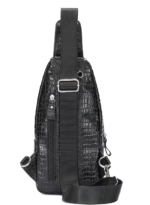 Men’s Genuine Leather Sling Chest Bag - Image 7