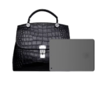 Women’s Crocodile Pattern Genuine Leather Handbag - Image 3