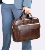 Genuine Leather Office Briefcase - Image 2