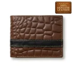 Premium Textured Brown Leather Wallet