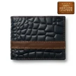 Premium Textured Black Leather Wallet