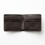 Men’s Brown Croc Texture Leather Wallet - Image 2