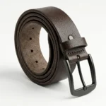 Heritage Brown Leather Belt - Image 2