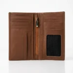 Minimal Leather Wallet – Brown - Image 2