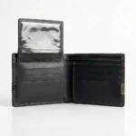 Premium Textured Black Leather Wallet - Image 3
