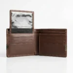 Premium Textured Brown Leather Wallet - Image 3