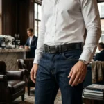 Urban Edge Leather Belt - Image 3