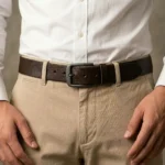 Heritage Brown Leather Belt - Image 3