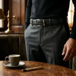Classic Noir Leather Belt - Image 4