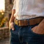 Rustic Vintage Leather Belt - Image 4