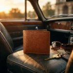 Men’s Classic Tan Leather Wallet - Image 5