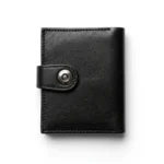 Slim Black Leather Card Wallet