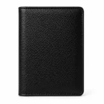 Premium Black Leather Trifold Wallet