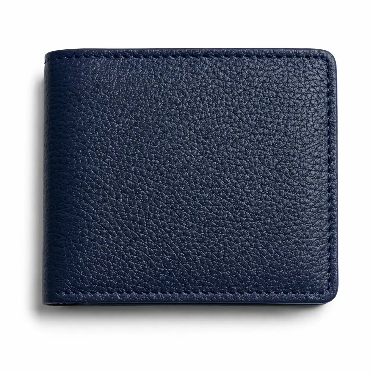 1 Classic Navy Blue Bifold Wallet - Image 1