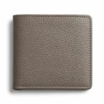 Classic Grey Bifold Leather Wallet