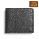 Classic Charcoal Bifold Leather Wallet