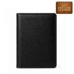 Premium Black Leather Trifold Wallet