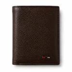 Classic Brown Leather Trifold Wallet