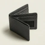 Men’s Black Leather Bifold Wallet - Image 3